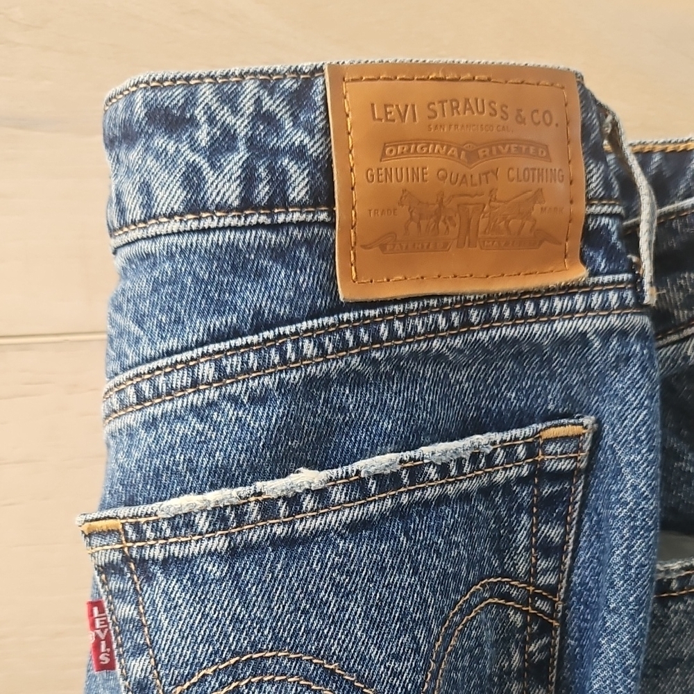 Levi's Blue Flare & Wide Leg Jeans